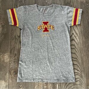 ‘47 IOWA STATE CYCLONES NCAA Gray Short Sleeve Tee T-Shirt Size L
